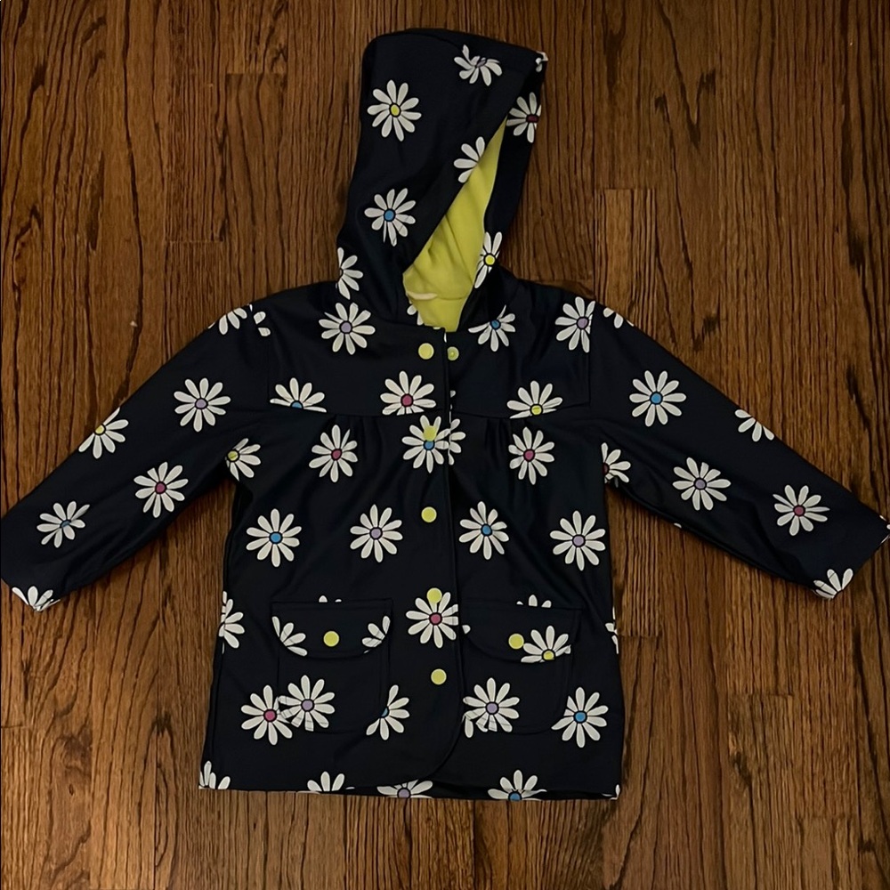 Kids Floral Hooded Jacket